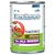Exclusion All Breed Adult Chicken -koiran märkäruoka, purkki. Etiketissä tekstit: Mediterraneo, pollo, poulet, Huhn, super premium dog food, Product of Italy.