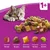 Hrană uscată pentru pisici, diverse forme și culori. Dimensiuni granule: 10 mm, 10 mm, 10,5 mm, 10 mm, 10 mm, 10 mm. Indicat pentru vârsta 1+ (vizibil pe imagine).