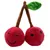 Aumüller Cat Toy Cuddly Cherries - 1 Toy Aumüller Cat Toy Cuddly Cherries - 1 Toy