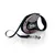 flexi Glam Composition bandkoppel, svart - Storlek S: upp till 12 kg (3 m)