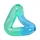 bleu : L 14,1 x l 14,1 x H 9,2 cm