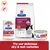 Hill's Prescription Diet Digestive Care i/d dry and wet food with chicken for cats, product images of pouch, can and bag, note on various varieties.