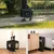 Lionto Hundetransportbox aus Textil, schwarz