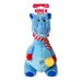 Brinquedo KONG Holiday Knots Belly Hippo para cães - Tamanho M: C 12,7 x L 20,32 x A 26,04 cm