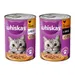 Whiskas 1+ 24 x 400 g - lot mixte I : volaille en sauce + poulet en gelée