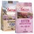 Purizon Kitten Trockenfutter. Sorten: Original Salmon with Chicken und Chicken with Fish. 70% Fleisch, 30% Obst & Kräuter, 0% Getreide. Packungsgrössen: 400g.