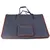 Grey tote bag with orange accents, two carrying straps and a small outer pocket.