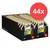 Sheba Classics Nassfutter für Katzen, 44x Schalen à 85g, Sorten: Ente, Huhn und Pute. Verpackung mit Recycling-Symbol.