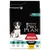 Saco de alimento para perros Purina Pro Plan Medium Sensitive Digestion Puppy, OPTIDIGEST, rico en pollo. Texto visible en inglés y francés. Sellos de frescura y nutrientes superiores.