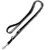 HUNTER Neopren Führleine, schwarz/grau - 200 cm lang, 20 mm breit, verstellbar