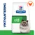 Hill's Prescription Diet r/d kattmat, viktminskning, bild på katt och kycklingsymbol. Text: VIKTHANTERING.