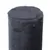 Tronc cylindrique recouvert de tissu gris foncé, surface douce visible. Aucun texte ou marque apparente.