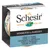 Консерва за котки Schesir Nature for Cat, Tonnetto con Nasello, риба тон с хек. Видими надписи на английски, френски, немски, испански и нидерландски.