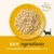 100% NATURAL INGREDIENTS. KEY ingredients: CHICKEN BREAST, CHICKEN BROTH, RICE. Tekst w języku angielskim. Widoczny talerz z jedzeniem dla kota.