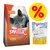 Probeerprijs: Smilla Kattenvoer 1 kg + 5L Tigerino Crystals! - Adult Rund  Probeerprijs: Smilla Kattenvoer 1 kg + 5L Tigerino Crystals! - Adult Rund
