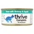 Thrive Complete puszka karmy dla kotów, tuńczyk z krewetkami i kalmarem, 0% Nonsense. Opakowanie z niebieskim zarysem kota.