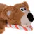 Orsetto in peluche con gioco di corda arancione e bianca, adatto per pet.