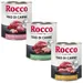 Rocco-kokeilupakkaus 6 x 800 g - Trio di Carne: nauta/karitsa/siipikarja, nauta/kana/vasikka, nauta/kana/riista