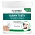 VET'S BEST Clean Teeth Finger Pads, 50 kpl. Reduces Plaque & Tartar Build-up, Moistened Finger Pads. Kuvassa koira ja sormityyny sormessa.