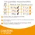 Tableau quantités recommandées chaton : 5 sem. 0,5 kg 1½×85g, 20 sem. 2 kg 3¼×85g, 40 sem. 4 kg 4¼×85g. 99 % protéines animales, sans sucre ajouté, OGM ni colorants. Chaton 1–12 mois.