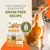Cat being fed treat next to bag of grain free recipe cat food. Text reads: 100% complete & balanced, grain free recipe. Grain free symbol shown.