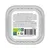 Ingrediëntenlijst, voedingsanalyse en certificaten op Yarrah kattenvoer: Beter Leven 3 sterren, EU-biologisch, AB, EKO. Gewicht 100g. Barcode zichtbaar.