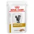Veterinary food pouch labelled URINARY S/O, loaf in sauce, with an image of a cat and food pieces shown on the packaging.