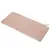 Tapis rectangulaire beige en tissu, sans motifs ni marques visibles, présenté sur fond blanc.