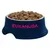 Eukanuba sucha karma w niebieskiej misce z logo Eukanuba.