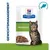 Hill's Prescription Diet Metabolic Katzenfutter für Gewichtsmanagement, Abbildung einer Katze und Futterstücken.