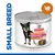 Hill's Science Plan Perfect Digestion Small & Mini Adult 1–6 do 10 kg, s puretinom, mousse. Slika psa i komada hrane na tanjuru. Tekst: SMALL BREED.