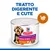 Hill's Science Plan Sensitive Stomach & Skin Small & Mini with Turkey, lattina con cane, testo: tratto digerente e cute, simbolo tacchino visibile sull'etichetta.