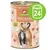 GranataPet DeliCATessen Paté Kalb & Kaninchen, burk med illustration av två katter. Grön ikon med 24 förpackningar synlig. GranataPet DeliCATessen Paté Kalb & Kaninchen, burk med illustration av två katter. Grön ikon med 24 förpackningar synlig.