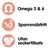Omega 3 & 6, Spannmålsfritt, Utan sockertillsats