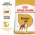 ROYAL CANIN ADULT Boxer, Granule na míru, Ideální svalová hmota, obrázek boxera a tvaru granule na obalu krmiva pro psy.