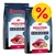 Due confezioni di Rocco Mealtime Complete Dog Food Beef 12 kg, visibile scritta 'Grain Free Recipe', '7% Animal Ingredients', 'Rich in Fresh Beef', simbolo percentuale giallo per offerta.