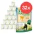 32x balení Best Nature Adult, viditelný text: mit Zucchini und Distelöl, 100 % NATÜRLICH, Natürliche Ernährung in Premiumqualität, obrázek kočky a telete na obalu. 32x balení Best Nature Adult, viditelný text: mit Zucchini und Distelöl, 100 % NATÜRLICH, Natürliche Ernährung in Premiumqualität, obrázek kočky a telete na obalu.