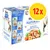Brit Care Fillets in Jelly per gatti adulti, confezione da 12 bustine assortite. Testo visibile: 'Superpremium Grain-Free Wet Cat Food', 'Flavour Box 12 pcs', '3x Chicken with Carrot'.