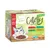 Catessy XXL Pack mit 144 Pouches. Sorten: Rind & Leber, Wild & Geflügel, Kalb & Pute, ASC-Lachs & Forelle. Chunks in Sosse. ASC-zertifiziert. Serviervorschlag abgebildet.