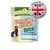 Cracker Jacks duck hypo-allergenic treats, made in the UK. Packaging shows two dogs and highlights naturally healthy formula.