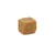 Cubo singolo di snack per animali, colore marrone chiaro, superficie ruvida, senza marchi o testo visibile.