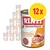 12 lattine di Rinti Kennerfleisch mit Huhn, getreidefrei. Immagine della confezione con carne e ingredienti visibili sull'etichetta.