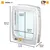 Ferplast Swing 11 Hundelem / Kattelem (4-Vejs Lukning)