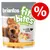 briantos fit bites JUNIOR Purely good. Poultry with potatoes and strawberries, 150 g – akciová ponuka s percentuálnym symbolom na obale