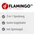 Flamingo Pet Products. 2-in-1 Spielzeug, bunte Kugelbahn, mit Spielangel.
