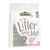 Sac de litière pour chat Greenwoods 12 kg, 100 % bentonite naturelle, avec zéolite verte, parfum poudre pour bébé, granulés fins, doux pour les pattes, peu de poussière. Texte en anglais.