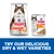 Hill's Science Plan Perfect Digestion Adult suha i mokra hrana za mačke, s piletinom. Tekst na engleskom: Try our delicious dry & wet varieties.