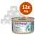 12 lattine da 85 g Kattovit Feline Diet Gastro mit Pute, visibile testo: Magen-Darm Bauchspeicheldrüse, alimento umido per gatti. Immagine delle lattine e confezione frontale. 12 lattine da 85 g Kattovit Feline Diet Gastro mit Pute, visibile testo: Magen-Darm Bauchspeicheldrüse, alimento umido per gatti. Immagine delle lattine e confezione frontale.