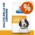 Hill's Prescription Diet c/d Multicare per cani, scritta 'SALUTE DELLE VIE URINARIE' a sinistra e simbolo percentuale arancione in alto a destra.