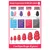 Tabella comparativa giocattoli KONG: Puppy (blu/rosa), Senior (viola), Classic (rosso), Extreme (nero) con descrizioni e taglie XS–XXL per peso cane da 2 a oltre 38 kg.